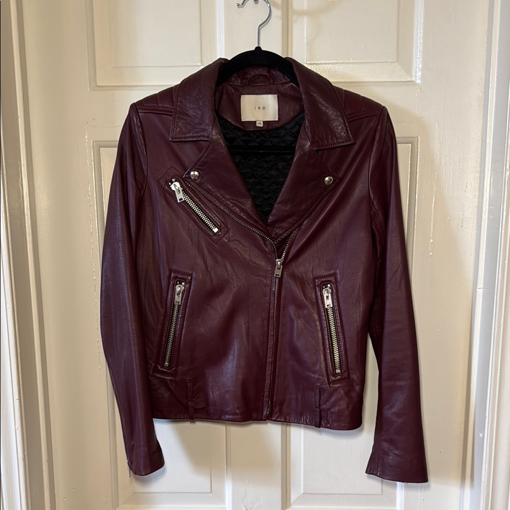 IRO Han leather jacket - 36 (4)